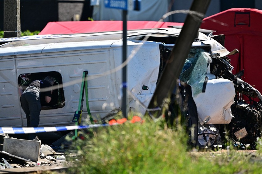 Sudar voza i školskog minibusa u Belgiji