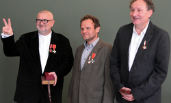 Komorowski na odchodne docenił dorobek byłych dziennikarzy. Bereś i Burnetko odznaczeni