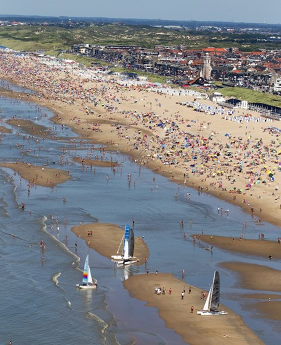 Plaża w Scheveningen w Holandii