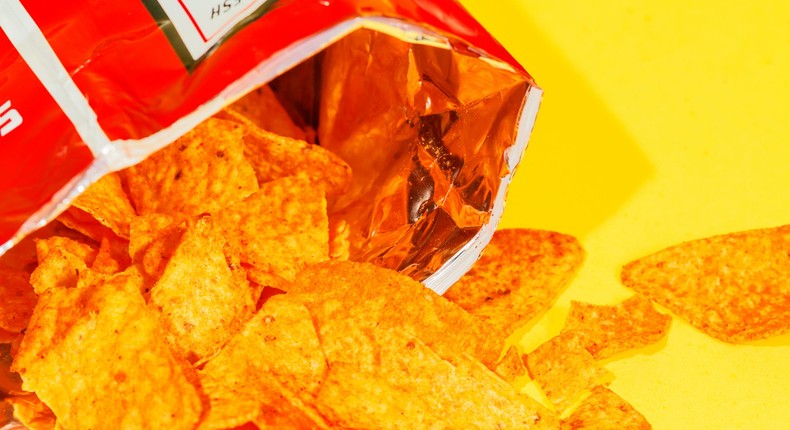 Doritos is among several common consumer products that succumbed to shrinkflation recently.