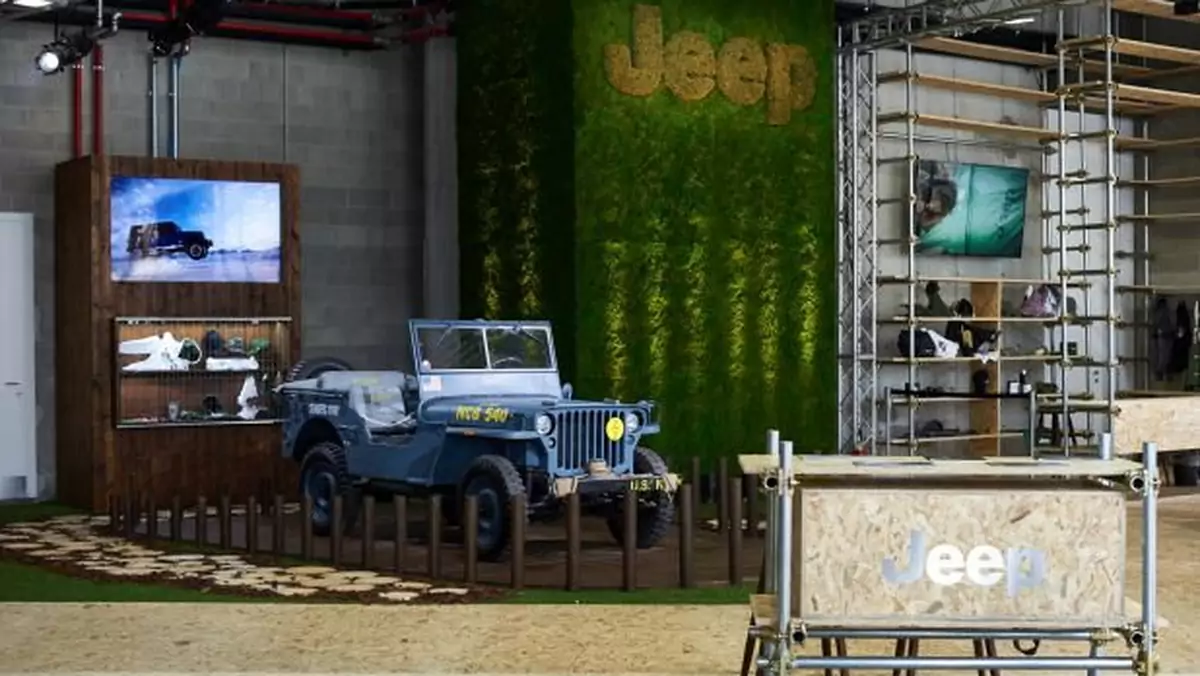 Jeep Temporary Store w Mediolanie