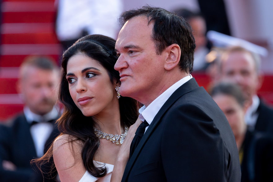 Quentin Tarantino z żoną Daniellą Pick