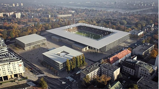 Wizualizacja nowego stadionu oraz hali z zapleczem sportowym