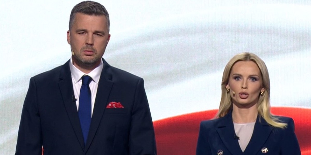 Michał Rachoń i Anna Bogusiewicz.