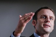 Emmanuel Macron, Former French Minister of Economy Visits Bordeaux