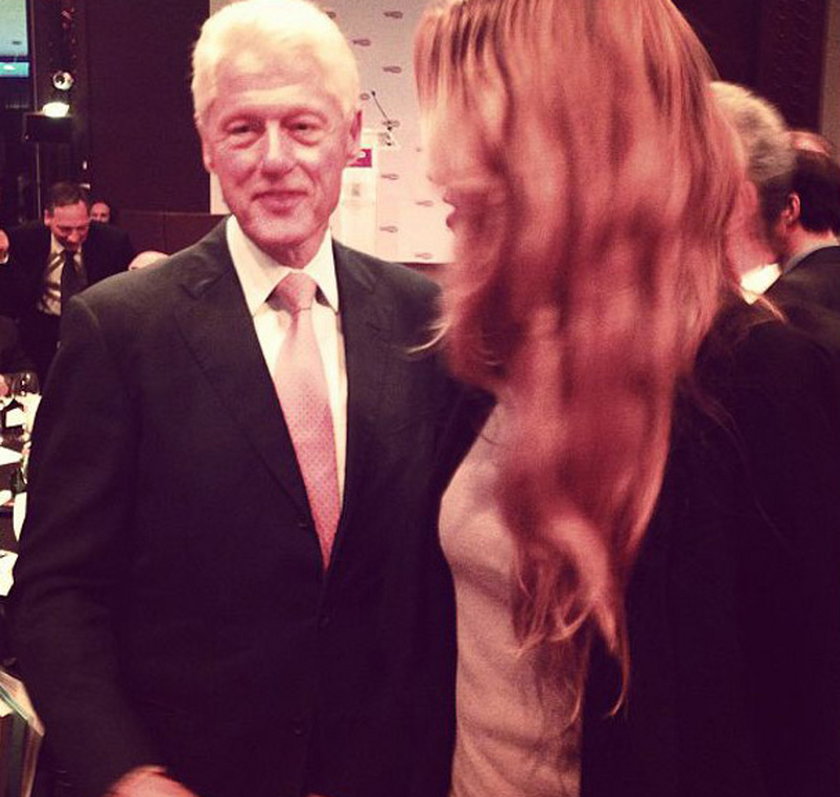 Kate Rozz i Bill Clinton