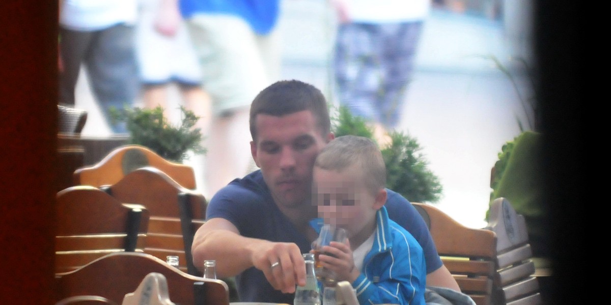 Lukas Podolski w Sopocie