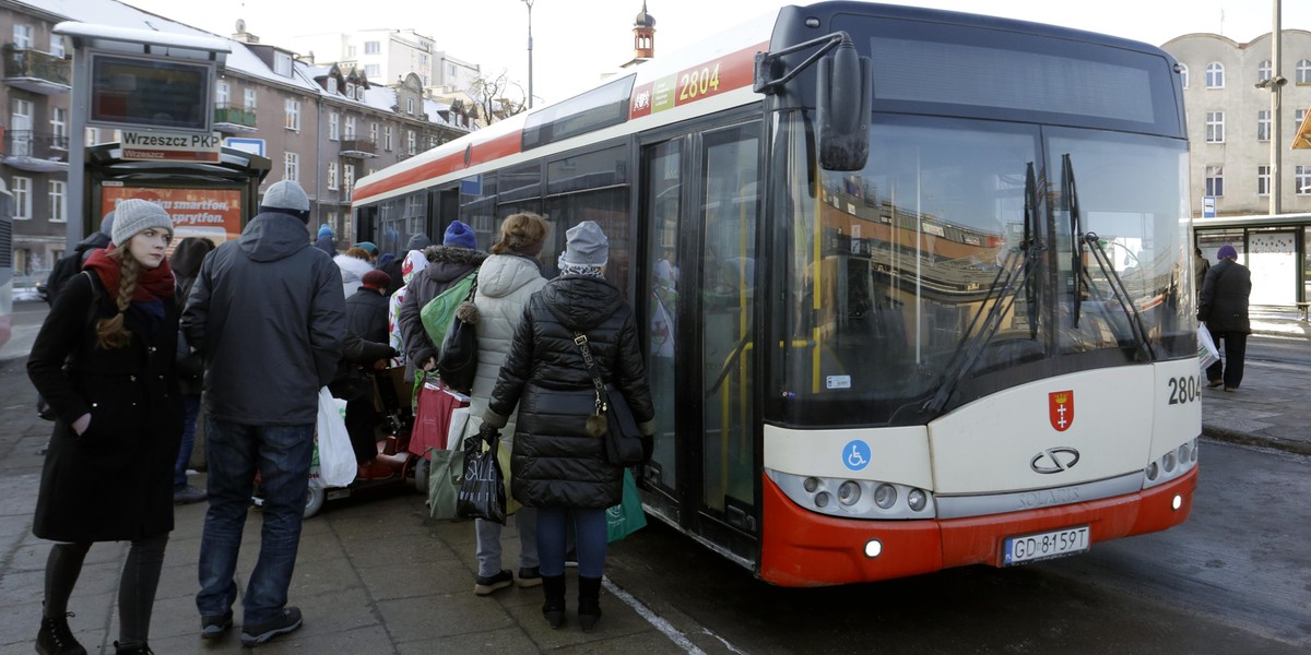 autobus w Gdańsku