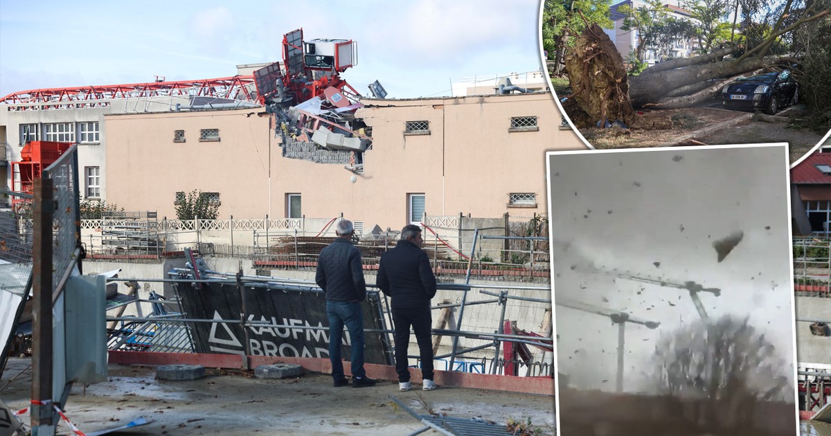 Tornado we Francji. Dźwig przygniótł robotnika
