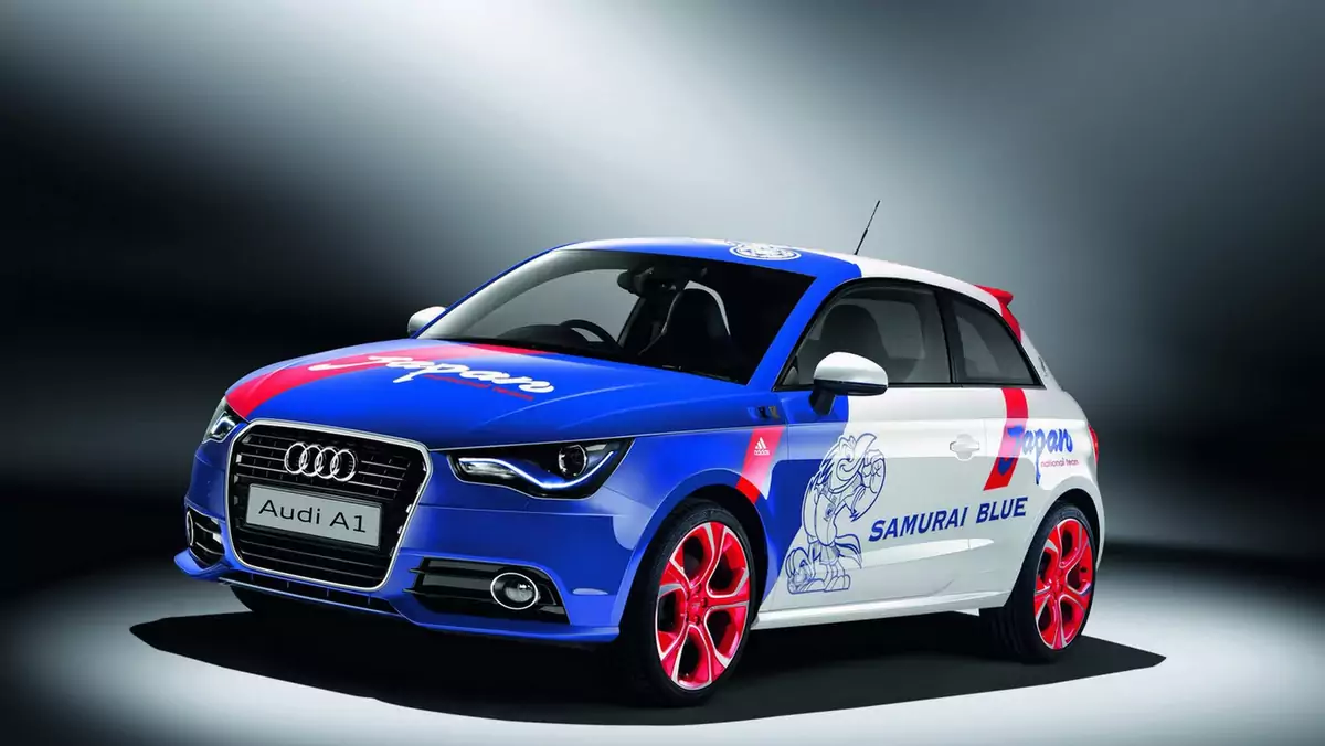 Audi A1 Samurai Blue dedykowane japońskim piłkarzom