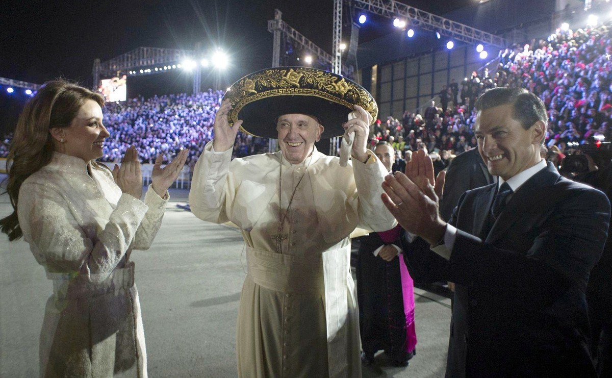Papież Franciszek w sombrero