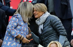 Żona Adama Nawałki z trybun oglądała, jak gra kadra jej męża. ZDJĘCIA