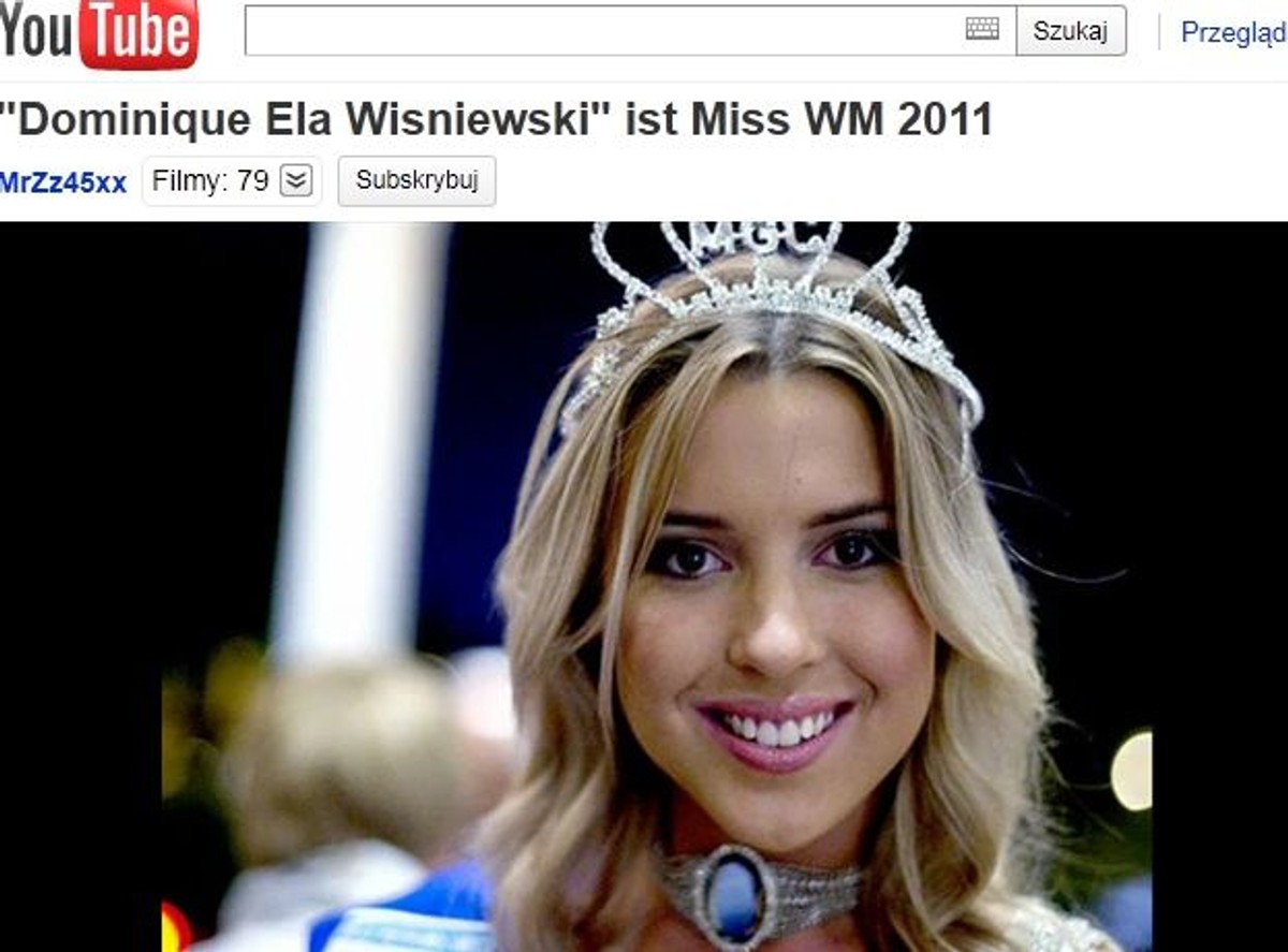 Ela Wisniewski najpiękniejszą zawodniczką mistrzostw świata!