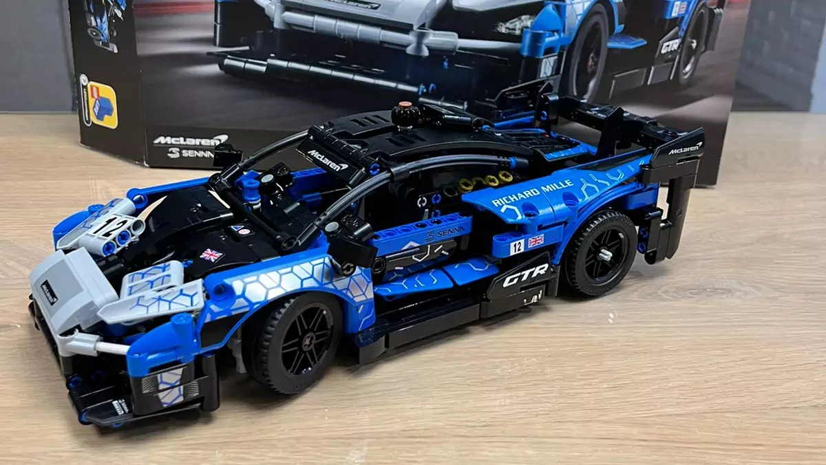 Zestaw LEGO Technic McLaren Senna GTR™ (42123) zawiera 830 elementów i należy do słynnej serii, w ramach której budujemy różnego typu konstrukcje z dbałością o ich techniczne szczegóły.