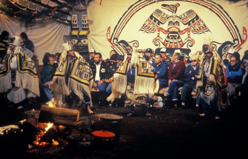 Potlač su držali samo imućni pojedinci u plemenu