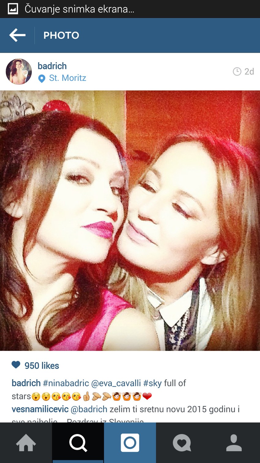 Nina Badrić i Eva Kavali