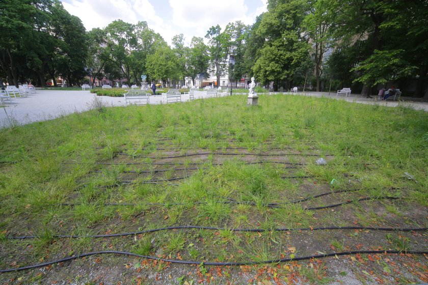 Park Sienkiewicza w Łodzi po remoncie do naprawy