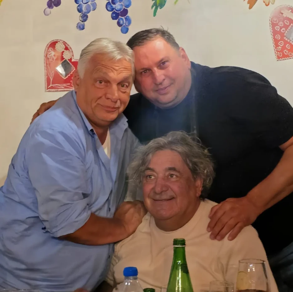 Taki Marinković grli Viktora Orbana, provode se u Guči