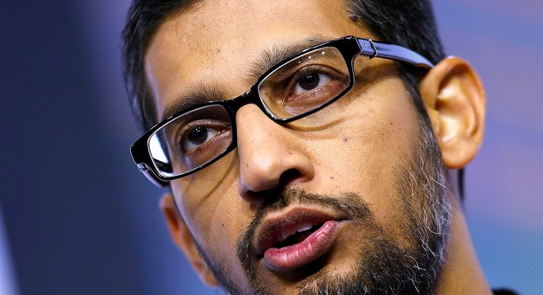 Google CEO Sundar Pichai.
