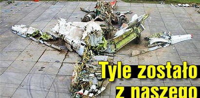 Tyle zostało z naszego tupolewa! ZOBACZ