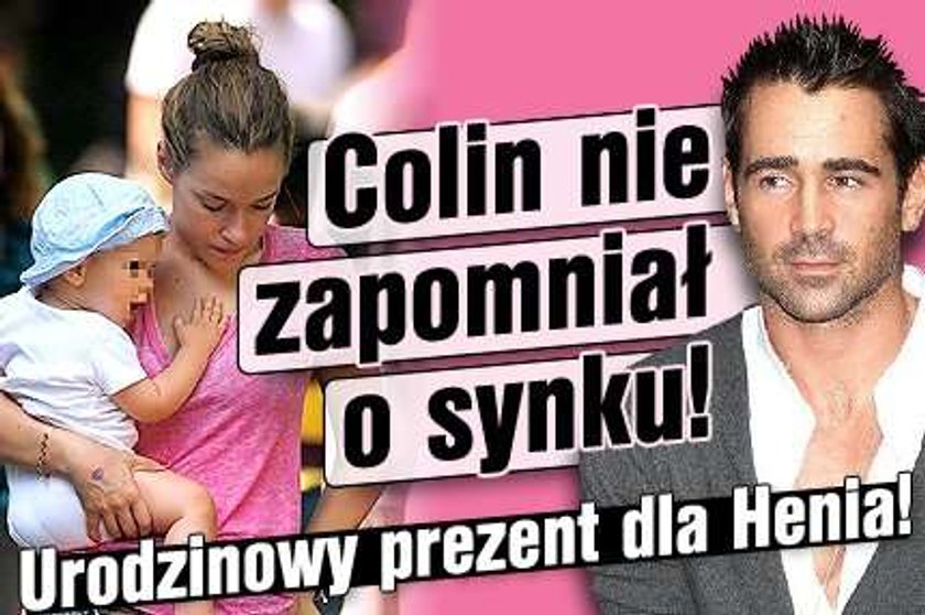 Colin wrócił do synka