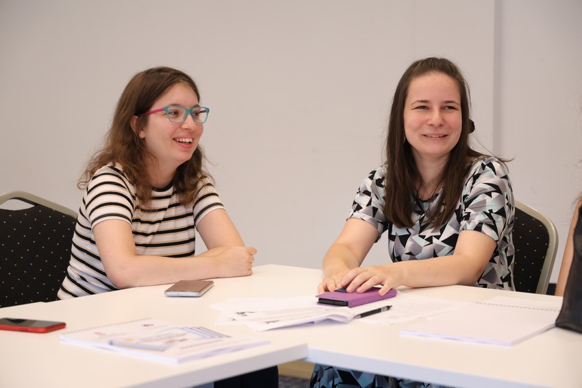 Tijana na Letnjoj školi Akademije mladih lidera sa invaliditetom 2023