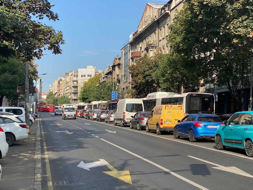 Gužve Bulevar despota Stefana