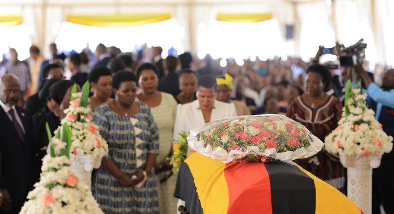 Parliament held a service for Sarah Mateke on Monday