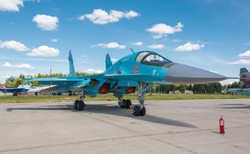 Powietrzna kolizja rosyjskich Su-34. Bombowce zdołały wylądować