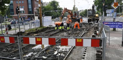 Kolejny etap prac na Hallera. Tramwaje zmieniły swoje trasy