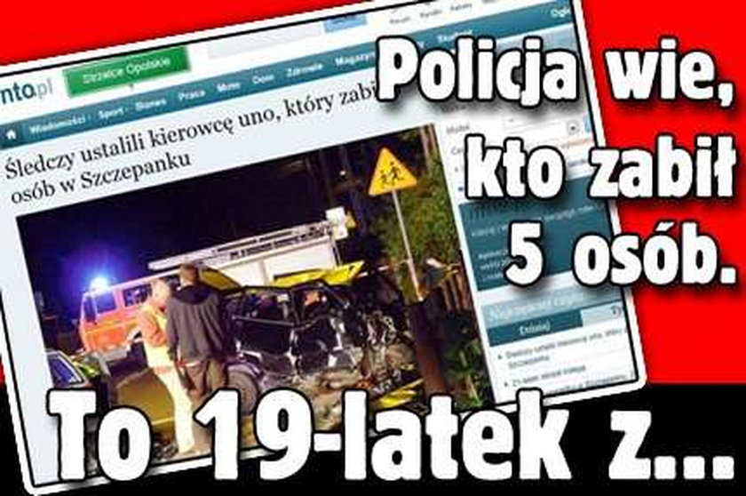 Policja wie, kto zabił 5 osób. To 19-latek z...