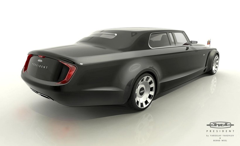 Projekt nowej limuzyny przeznaczonej dla prezydenta Rosji