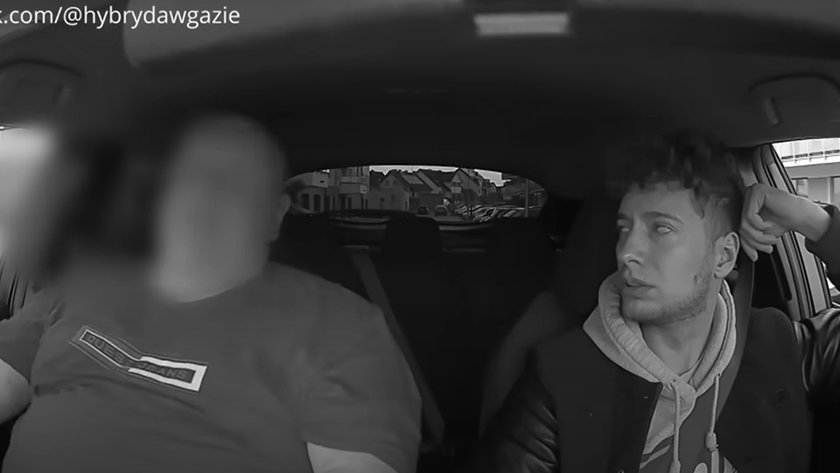 The passenger from Olsztyn refused to pay and threatened. Everything was recorded by the camera