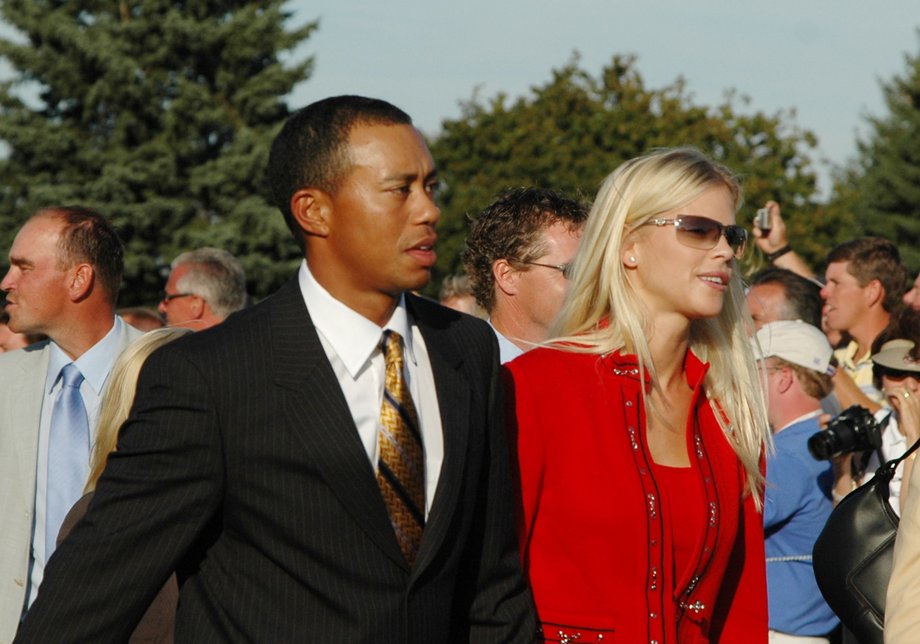 Tiger Woods i Elin Nordegren