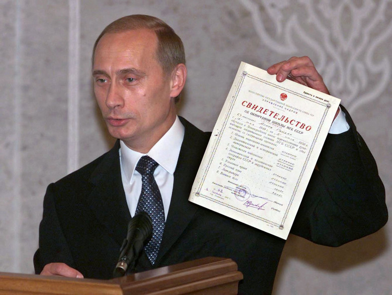 Władimir Putin w 2001 r.