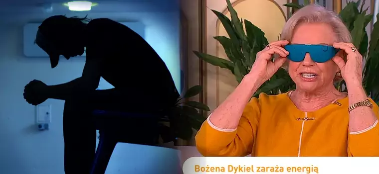 Bożena Dykiel w okularach "leczących depresję". Oto, co na ten temat mówią fakty i nauka