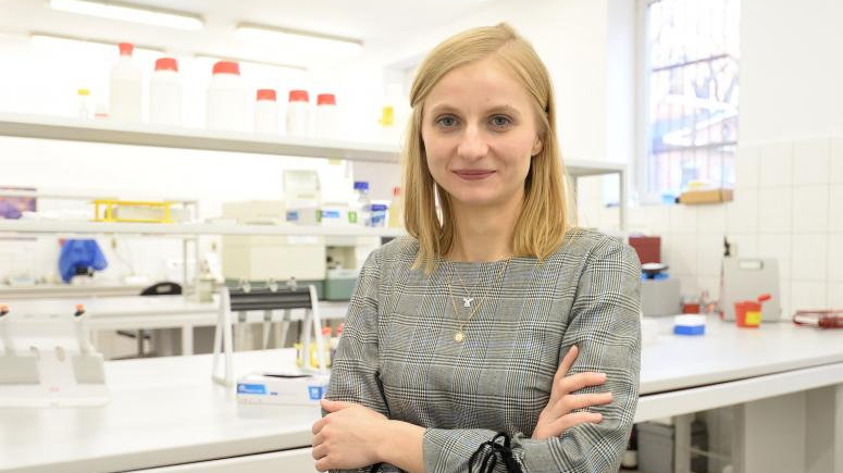 Dr Katarzyna Kornicka-Gabowska z Wydziału Biologii i Hodowli Zwierząt UPWr