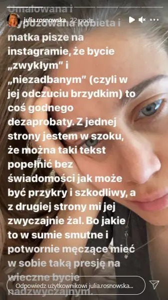 Spór o wpis Agnieszki Kaczorowskiej / Instagram