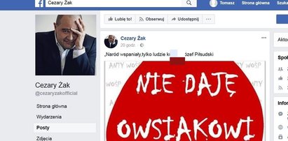 Ostry wpis aktora. Odpowiedział przeciwnikom WOŚP