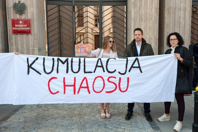 "Kumulacja chaosu". Protest przeciwko reformie edukacji