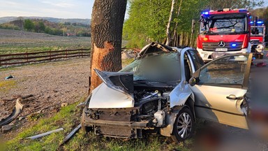 Tragiczny wypadek na Dolnym Śląsku. Nie żyje 47-letni kierowca