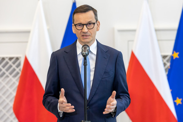 Poznań, 10.05.2023. Premier Mateusz Morawiecki