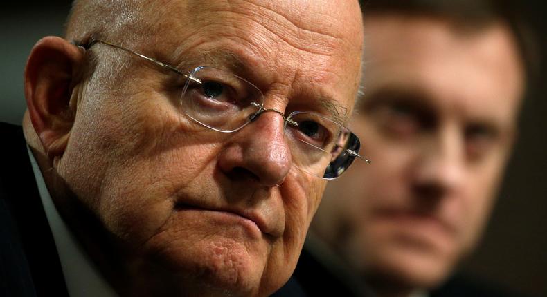 Former Director of National Intelligence James Clapper.