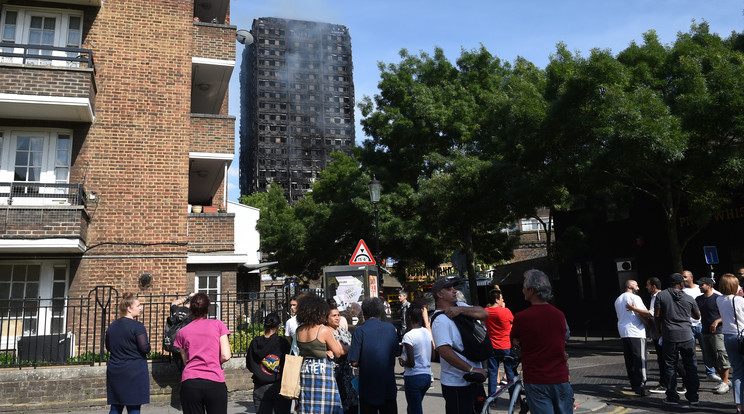 Grenfell Tower - Fotó: MTI