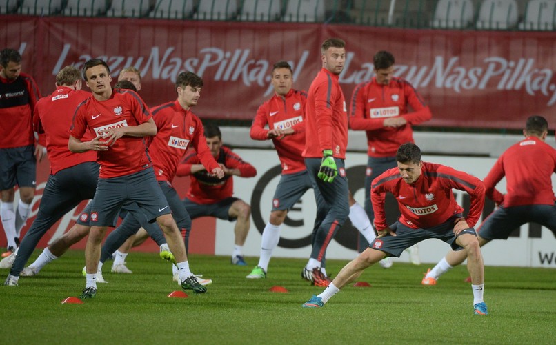 Kadra Nawałki szykuje się na Irlandię. Tak trenowali Lewandowski i Milik