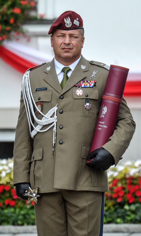 Nominowany na stopień generała płk Wojciech Marchwica. Zdjęcie z 15 sierpnia 2016 roku