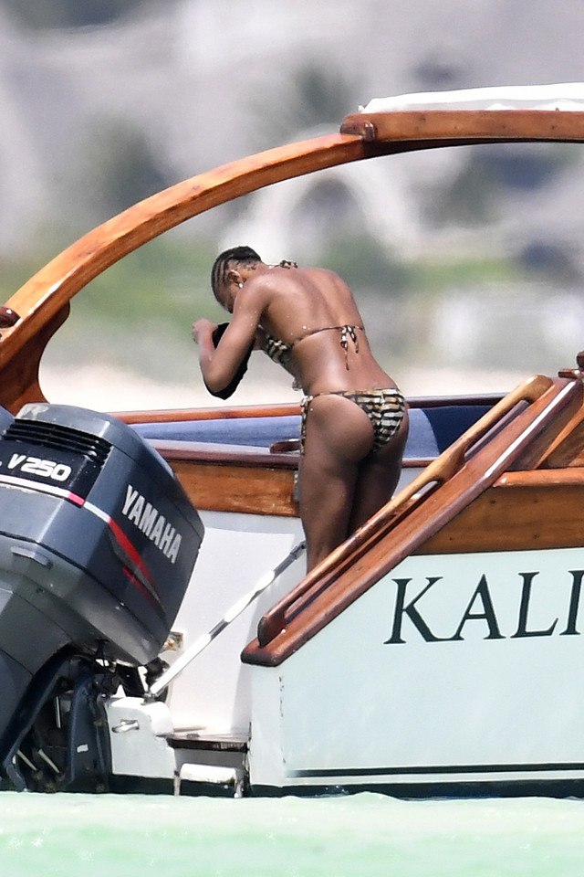 Naomi Campbell na wakacjach w Kenii
