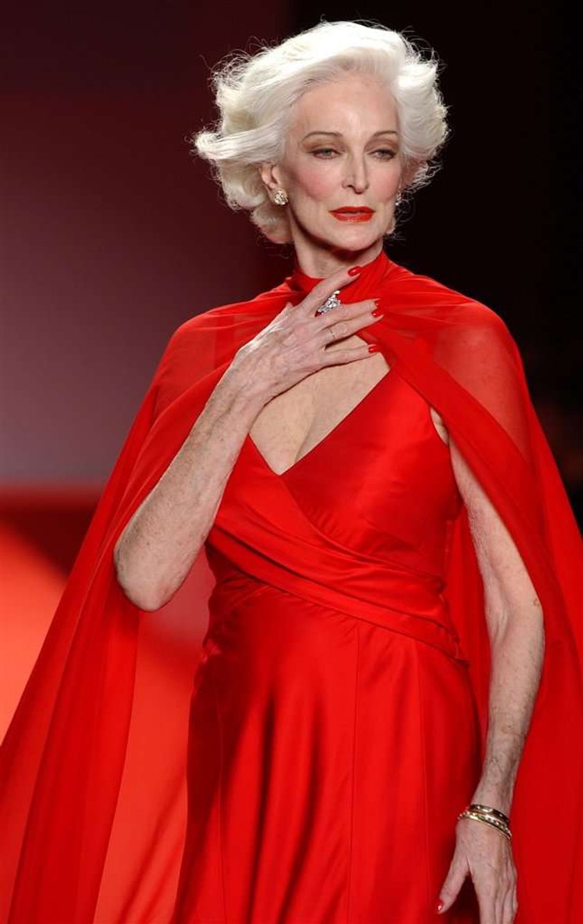 Carmen Dell'Orefice - starsze modelki