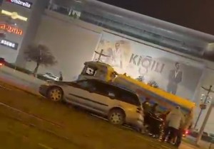 Lančani sudar ispred TC Delta na Novom Beogradu