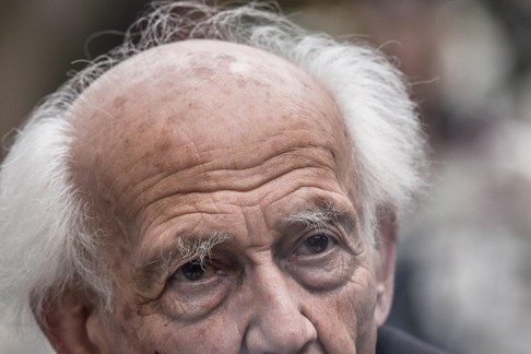 Profesor Zygmunt Bauman w ?azienkach Królewskich